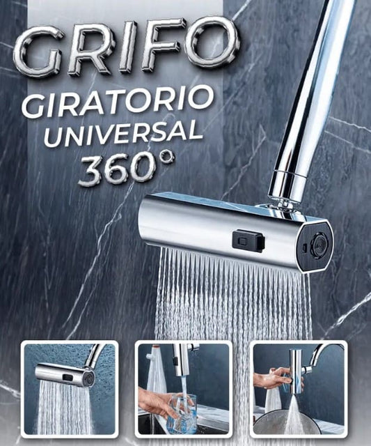 CAÑO GIRATORIO UNIVERSAL PREMIUM 360° GRADOS